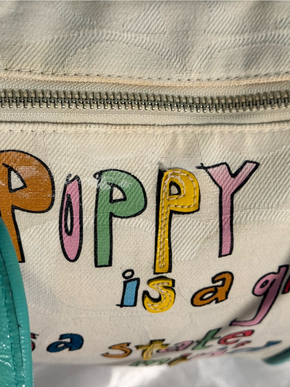 Y2K!!! Coach RARE” Multicolor Poppy Script Tote! 🥳🥳❌❌ - Picture 14 of 16